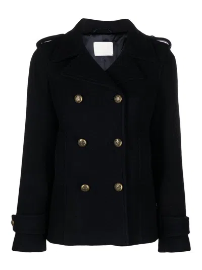 CIRCOLO 1901 DOUBLE-BREASTED WOOL COAT