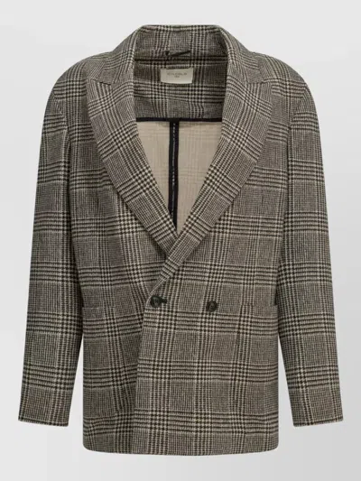 Circolo 1901 Double-breasted Coat In Gray
