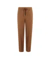 Circolo 1901 Drawstring Casual Pants In Brown