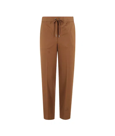 Circolo 1901 Drawstring Casual Pants In Cocoa