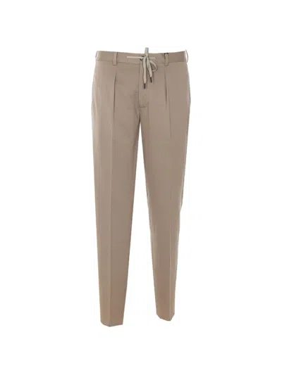Circolo 1901 Drawstring Pockets Trousers In Brown