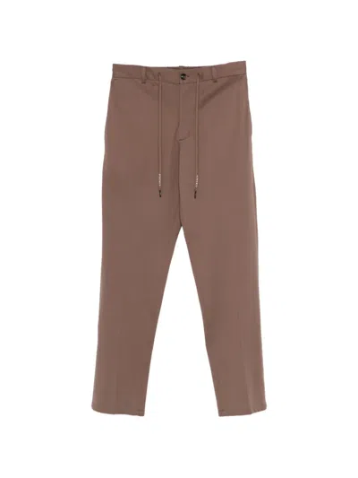 Circolo 1901 Drawstring Trousers In Brown