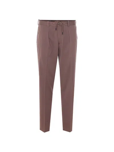 Circolo 1901 Drawstring Waist Trousers In Brown