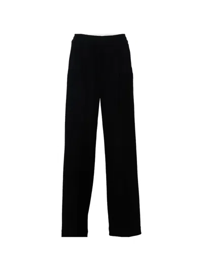 Circolo 1901 Elasticated-waist Trousers In Black