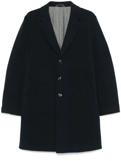 Circolo 1901 Felted Coat In Blue