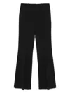 Circolo 1901 Flared Black Pants With Tailored Design