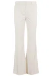Circolo 1901 Flared Trosuers In Linen