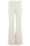 Circolo 1901 Flared Trosuers In Neutrals
