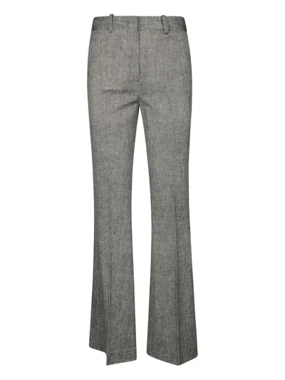 Circolo 1901 Flared Trousers In Black