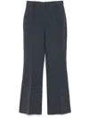 Circolo 1901 Fleece Flared Trousers In Blue