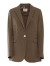Circolo 1901 Fleece Jacket In Brown