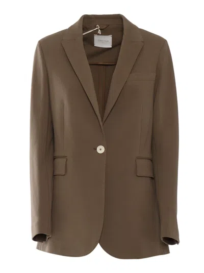 Circolo 1901 Fleece Jacket In Brown