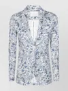 Circolo 1901 Floral Pattern Single-breasted Jacket In Multi