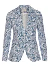 Circolo 1901 Floral Pattern Single-breasted Jacket In Multi