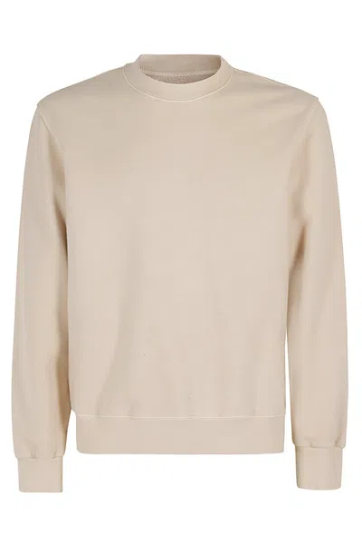 Circolo 1901 G Neck Jersey Sweatshirt With Cashmere Hand In Neutral