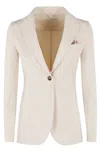 Circolo 1901 Double-breasted Blazer In Sugar