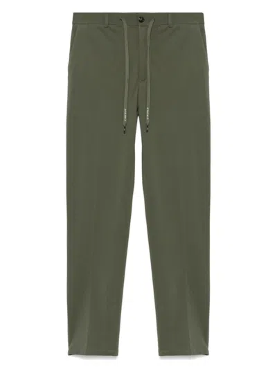 CIRCOLO 1901 GREEN COTTON TROUSERS