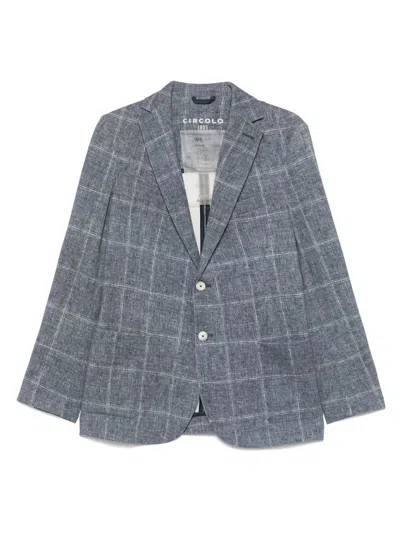 CIRCOLO 1901 GREY COTTON 'KURAB' BLAZER