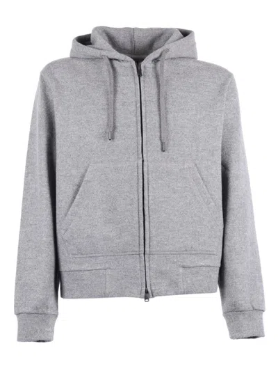 CIRCOLO 1901 HEATHERED WOOL FULL ZIP HOODIE