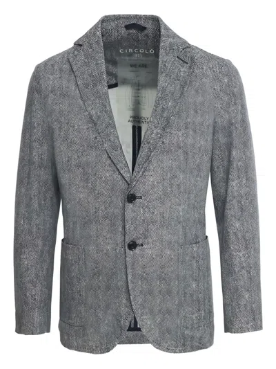 CIRCOLO 1901 HERRINGBONE BLAZER