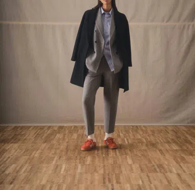 Circolo 1901 Herringbone Pant In Gray