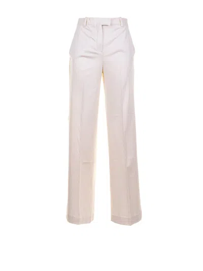 Circolo 1901 High-waisted Jersey Trousers In Neutral
