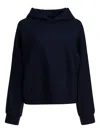 Circolo 1901 Hooded Wool Sweater In Blue