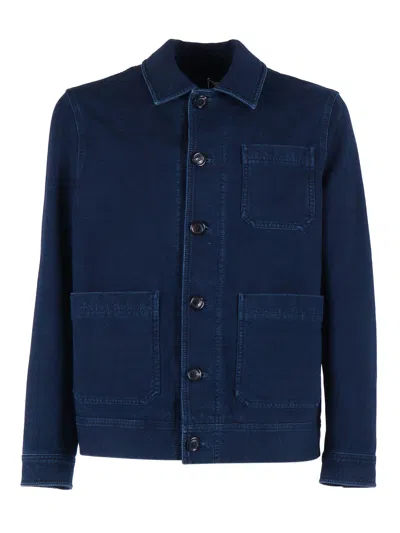Circolo 1901 Indaco Structured Classic Casual Jacket In Blue