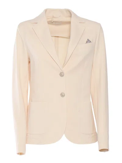 Circolo 1901 Long-sleeved Suit Jacket In Neutral