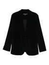 Circolo 1901 Tailored Black Jacket With Single-button Closure In Black
