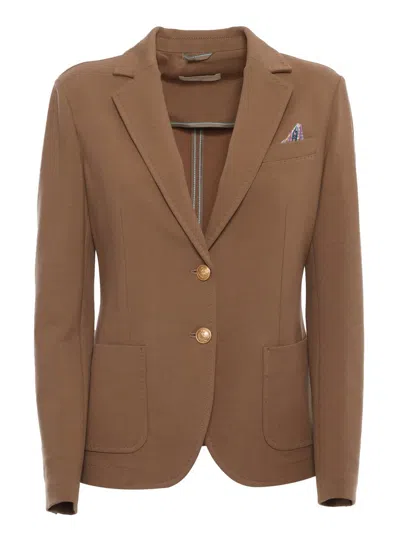 Circolo 1901 Jacket In Brown