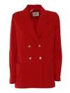 Circolo 1901 Corduroy Jacket In Red