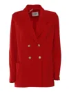 Circolo 1901 Corduroy Jacket In Red