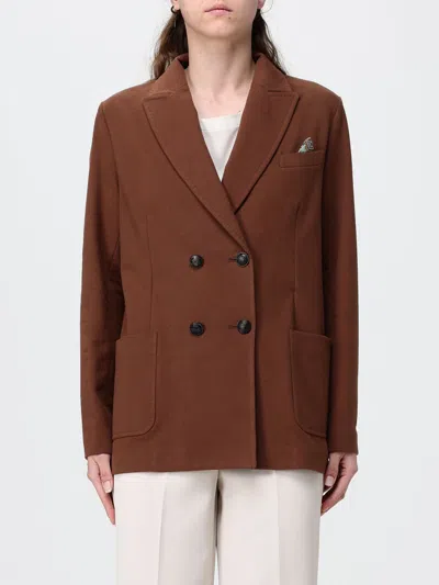 Circolo 1901 Jacket Woman In Brown