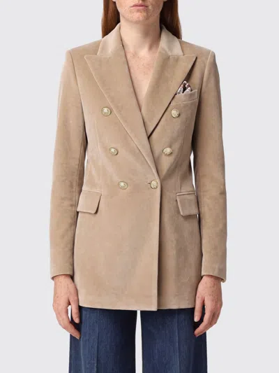 Circolo 1901 Jacket Woman In Brown