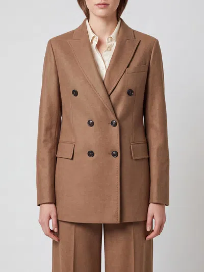 Circolo 1901 Jacket Woman Color Beige In Brown