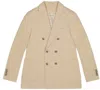 Circolo 1901 Corduroy Double-breasted Jacket In Neutral