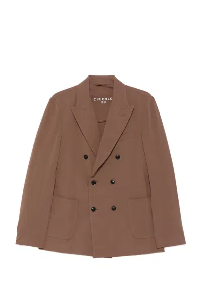 Circolo 1901 Jackets In Brown