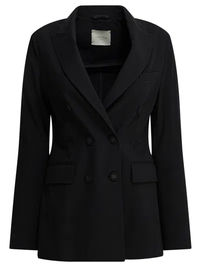 Circolo 1901 Jackets & Coats In Black