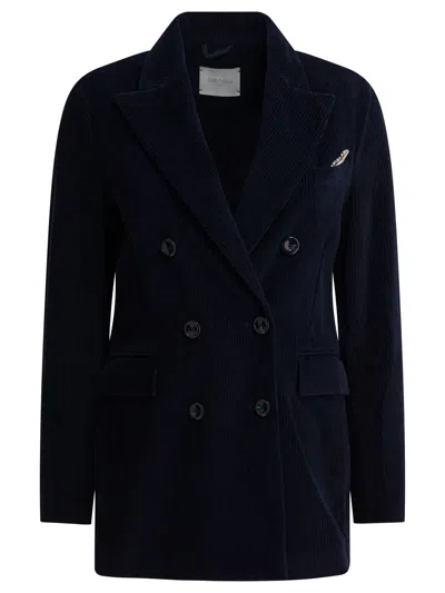 Circolo 1901 Jackets & Coats In Blue