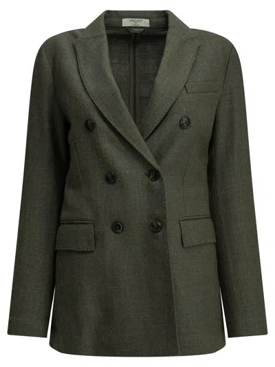 Circolo 1901 Jackets & Coats In Green