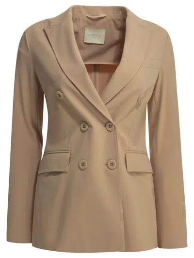 Circolo 1901 Jackets & Coats In Brown