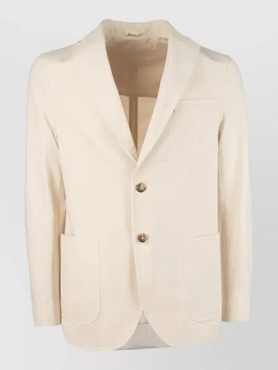 Circolo 1901 Jackets And Vests Button Cuffs Notch Lapel In Neutral