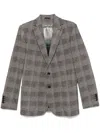 Circolo 1901 Price Of Wales-check Blazer In Black
