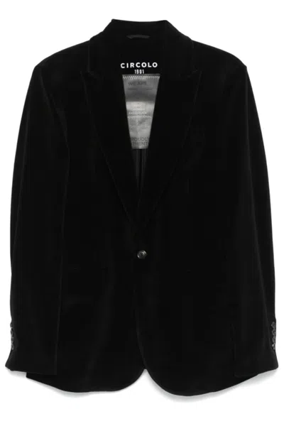 CIRCOLO 1901 CIRCOLO 1901 JACKETS BLACK