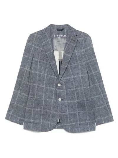 CIRCOLO 1901 CIRCOLO 1901 GREY COTTON 'KURAB' BLAZER