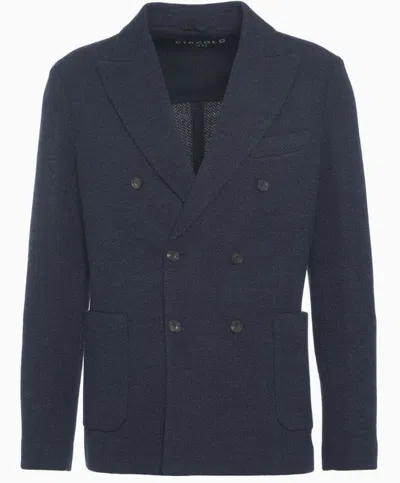 Circolo 1901 Double-breasted Blazer In Blue