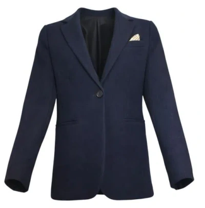 Circolo 1901 Notched-lapel Blazer In Blue