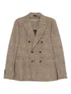 Circolo 1901 Double-breasted Blazer In Brown