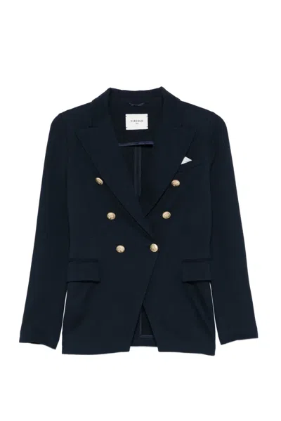 Circolo 1901 Jackets Denim In Blue